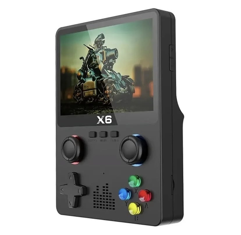 Console Portátil Retro X6 — Diversão Clássica na Palma da Mão!