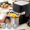 AirFrayer sem Óleo InnovaGoods Pro 5,5L – 1700W – Preta/Inox