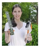 Corta-Seivas e Aparador de Relva Sem Fios 2 em 1