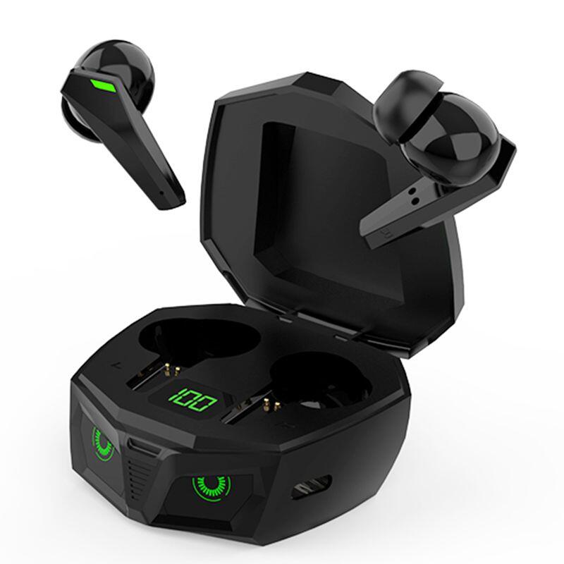 Auriculares Bluetooth 5.3 com Cancelamento Inteligente de Ruído e Display LED