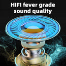 Auriculares Bluetooth 5.3 com Cancelamento Inteligente de Ruído e Display LED