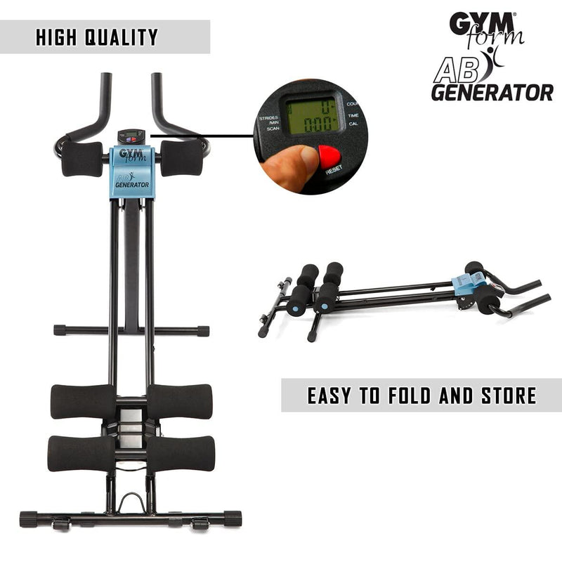 Aparelho de Fitness Multifuncional Dobrável (AB GENERATOR)