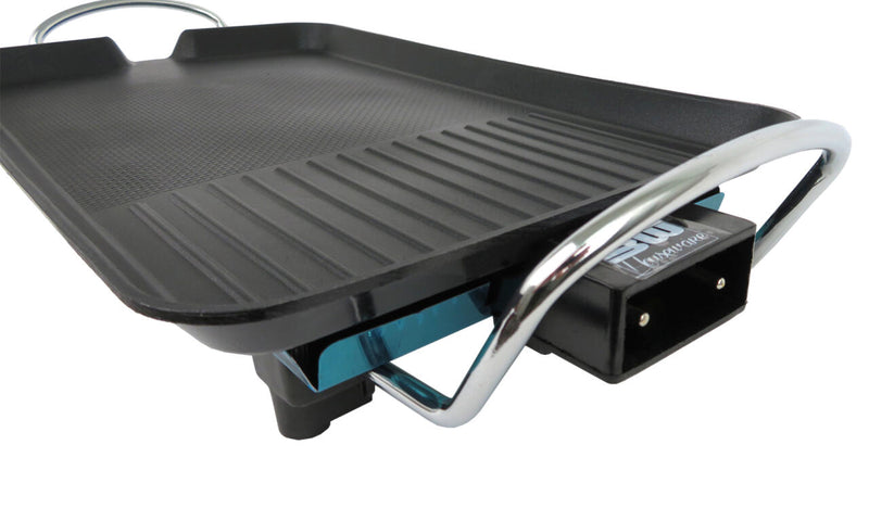Chapa parrilla Elétrica Antiaderente – 1500W, Termostato Ajustável