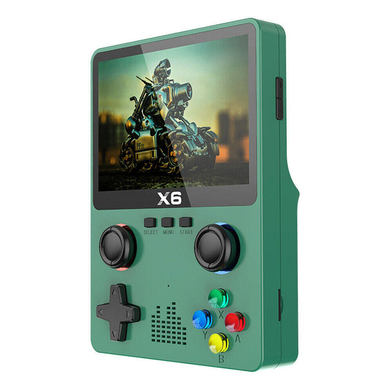 Console Portátil Retro X6 — Diversão Clássica na Palma da Mão!