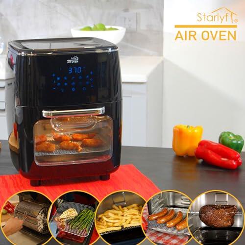 Airfryer grande (AIR OVEN 12L) 3 em 1 - Fritadeira, Assador e Desidratador – Versátil e Prático para a Sua Cozinha!
