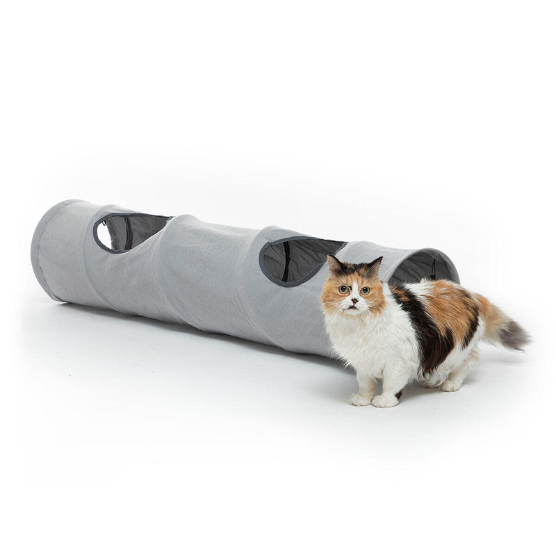 Túnel anti-depressão para Gatos – Diversão, Descanso e Entretenimento