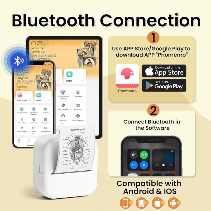 Mini Impresora Térmica Portátil Bluetooth & WiFi