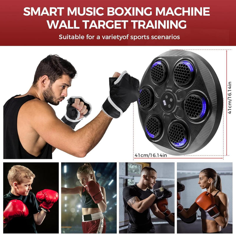 Máquina de Boxe Inteligente – Treine com Diversão, Música e Tecnologia 45CM