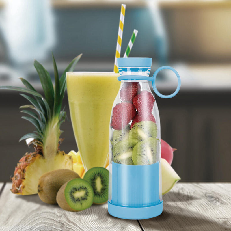Mini Liquidificador Portátil 300ml – Potente, Compacto e Recarregável