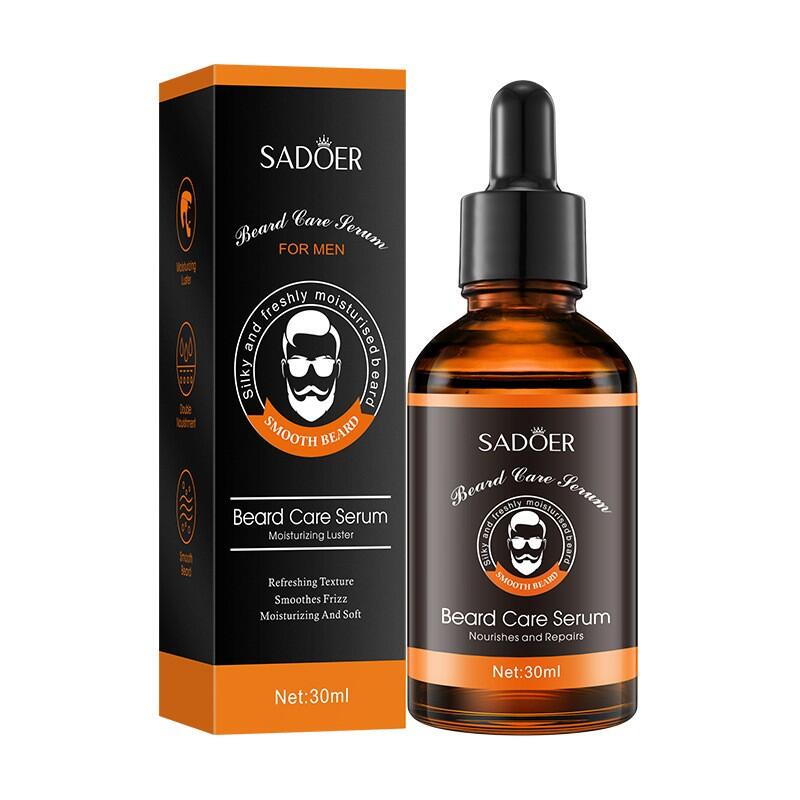 Óleo Sérum SADOER 30 ml – Barba Mais Cheia, Macia e Definida