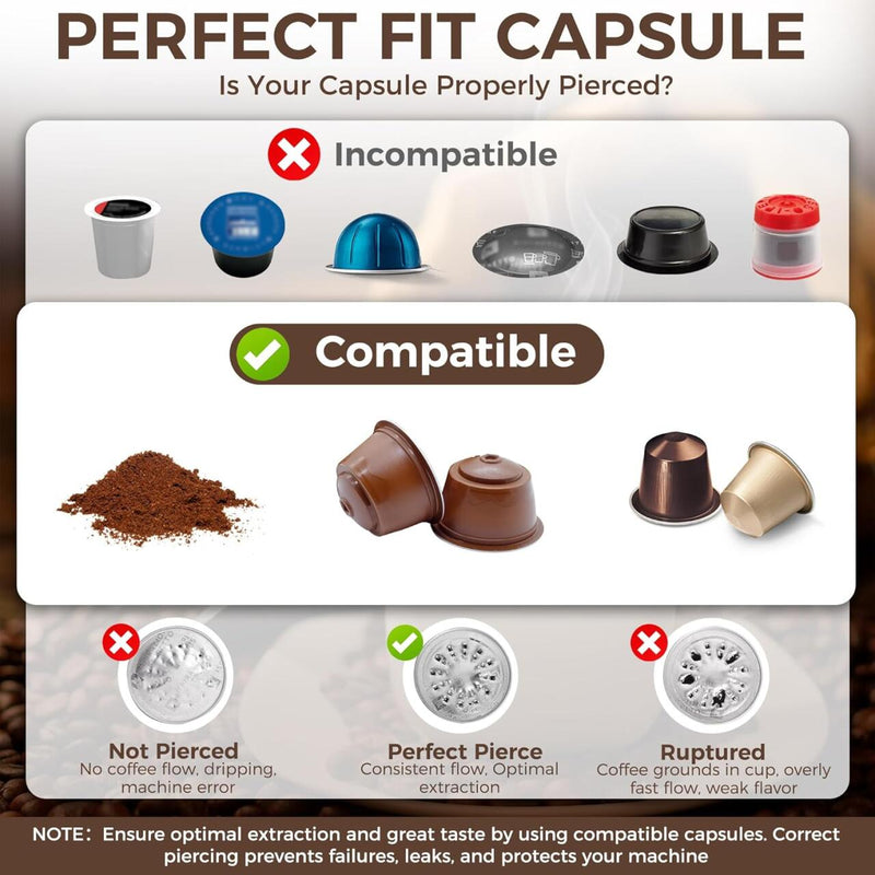 Cafeteira Portátil 3 em 1 – Máquina de Café Espresso