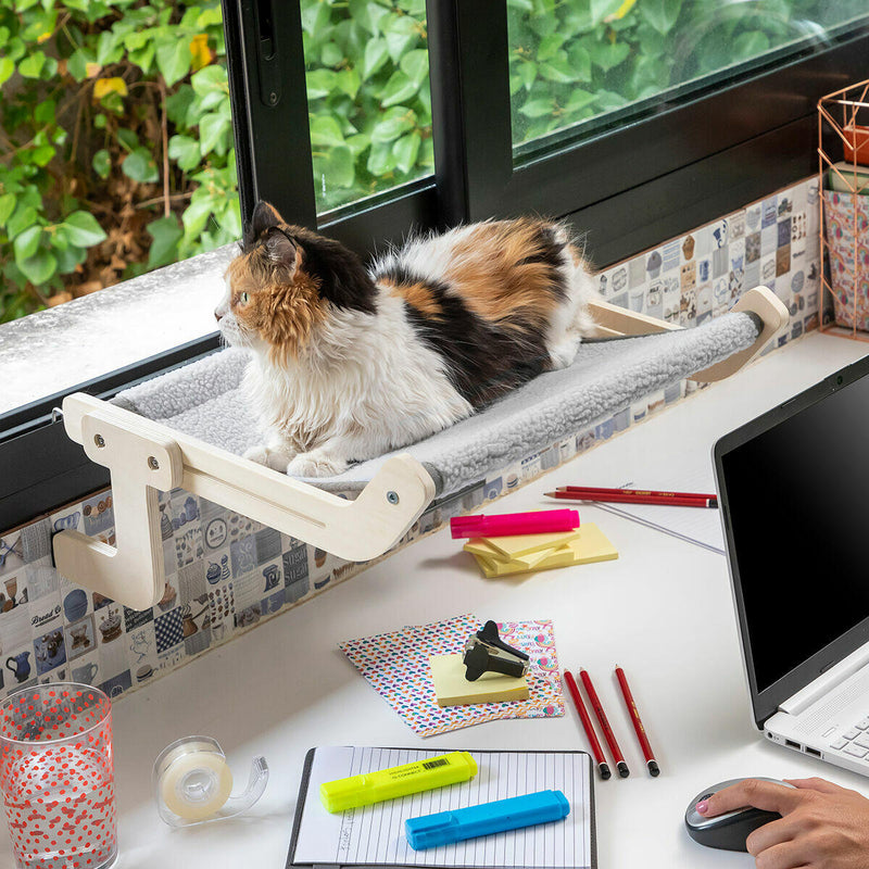 Cama suspensa para Gatos – Conforto, Segurança e Diversão em Altura