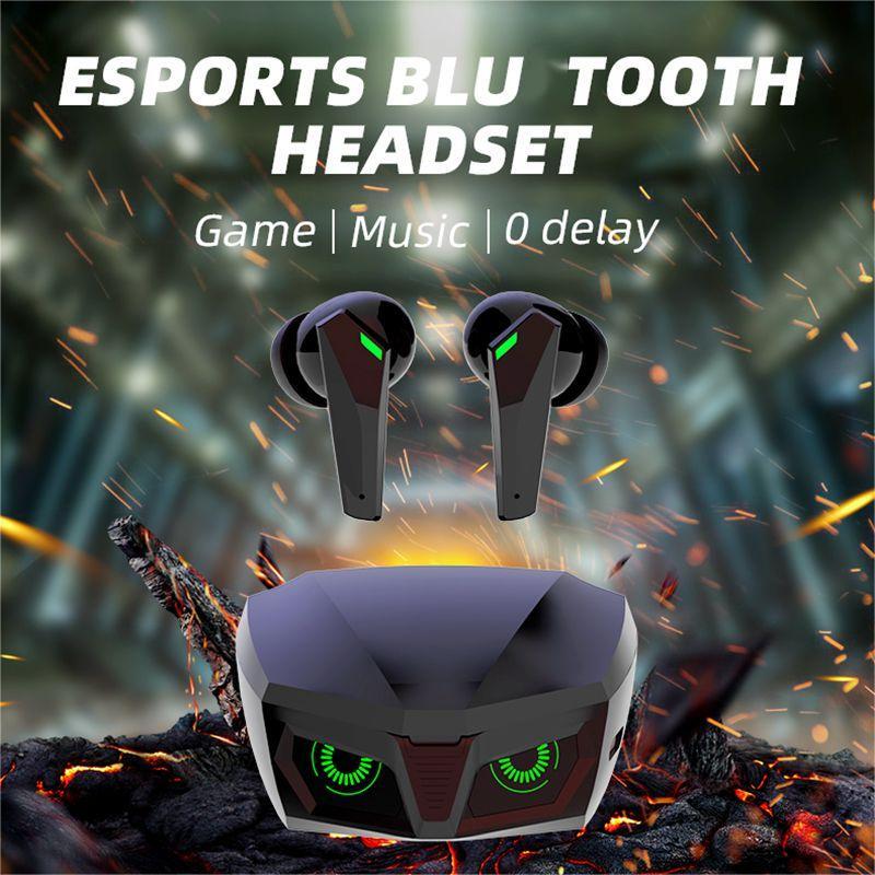 Auriculares Bluetooth 5.3 com Cancelamento Inteligente de Ruído e Display LED