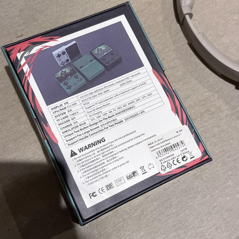 Console Portátil Retro X6 — Diversão Clássica na Palma da Mão!