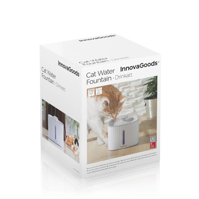 Bebedor para Animais Drinkatt InnovaGoods – Água Sempre Fresca, Limpa e Segura