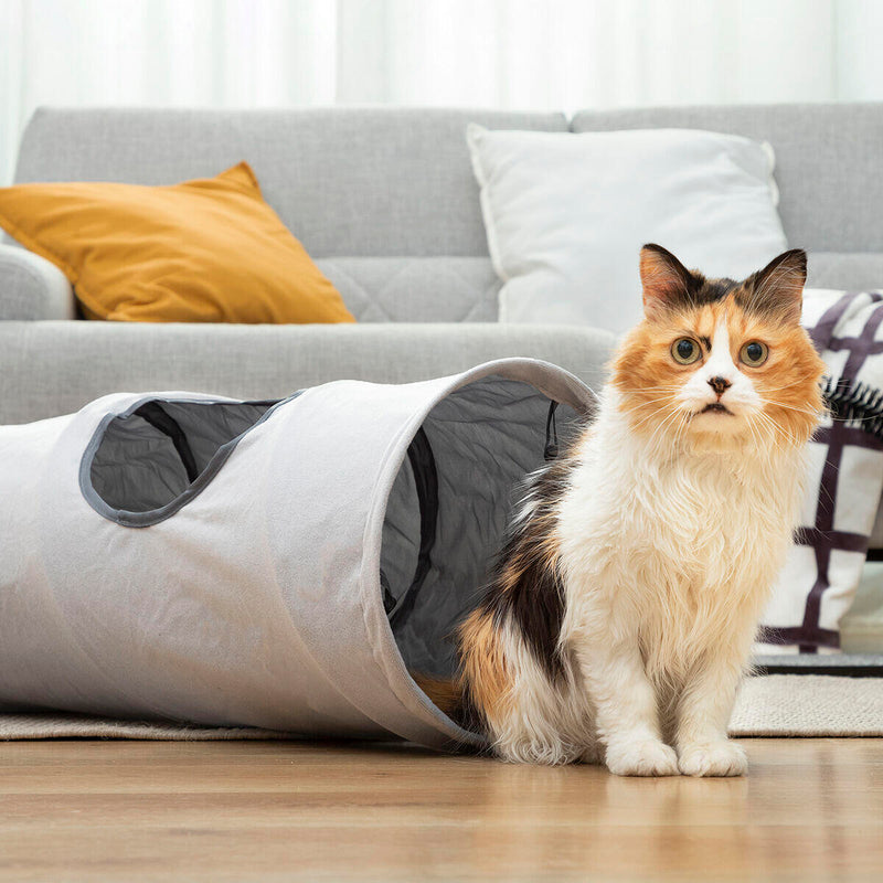 Túnel anti-depressão para Gatos – Diversão, Descanso e Entretenimento