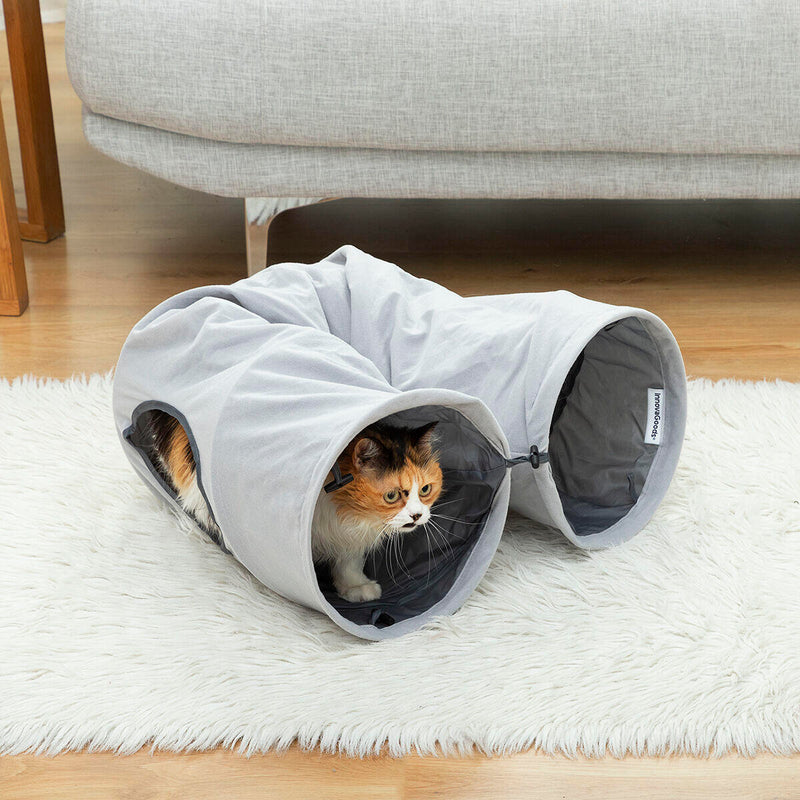 Túnel anti-depressão para Gatos – Diversão, Descanso e Entretenimento