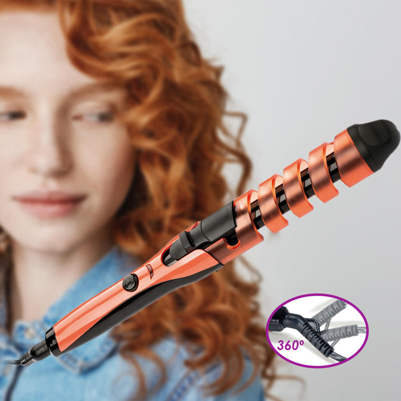 Modelador de Cabelo Espiral – Rizos Perfeitos em Instantes