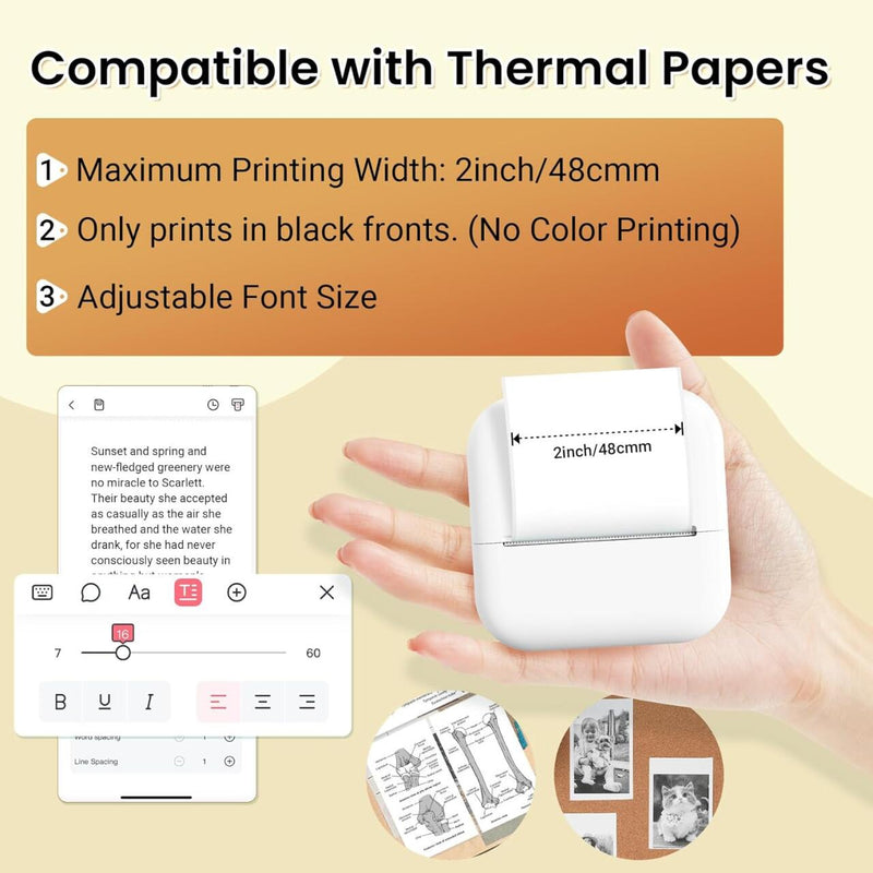 Mini Impresora Térmica Portátil Bluetooth & WiFi