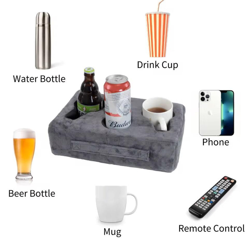 Suporte para Bebidas em Veludo – Conforto, Organização e Estilo em Qualquer Lugar